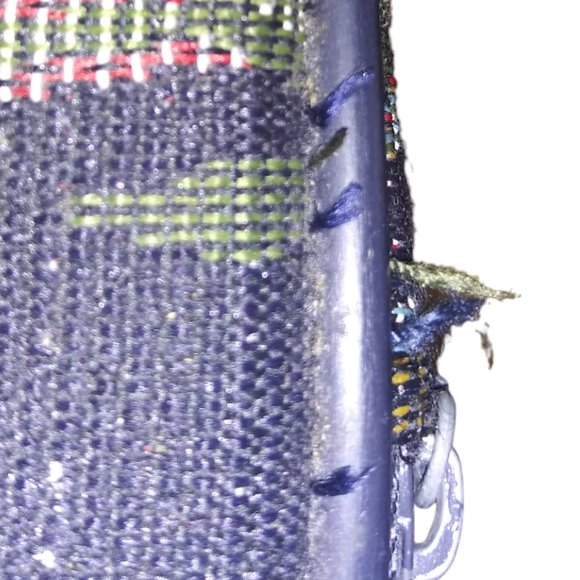 VTG Jordache Floral Tapestry Makeup Bag Green Leaf Travel Tote with Handle - Picture 8 of 15